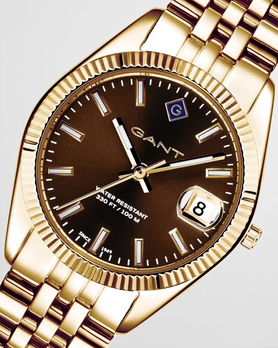 sussex mini-uhr – geröstete walnuss