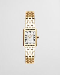 rhode island mini-uhr – weiß