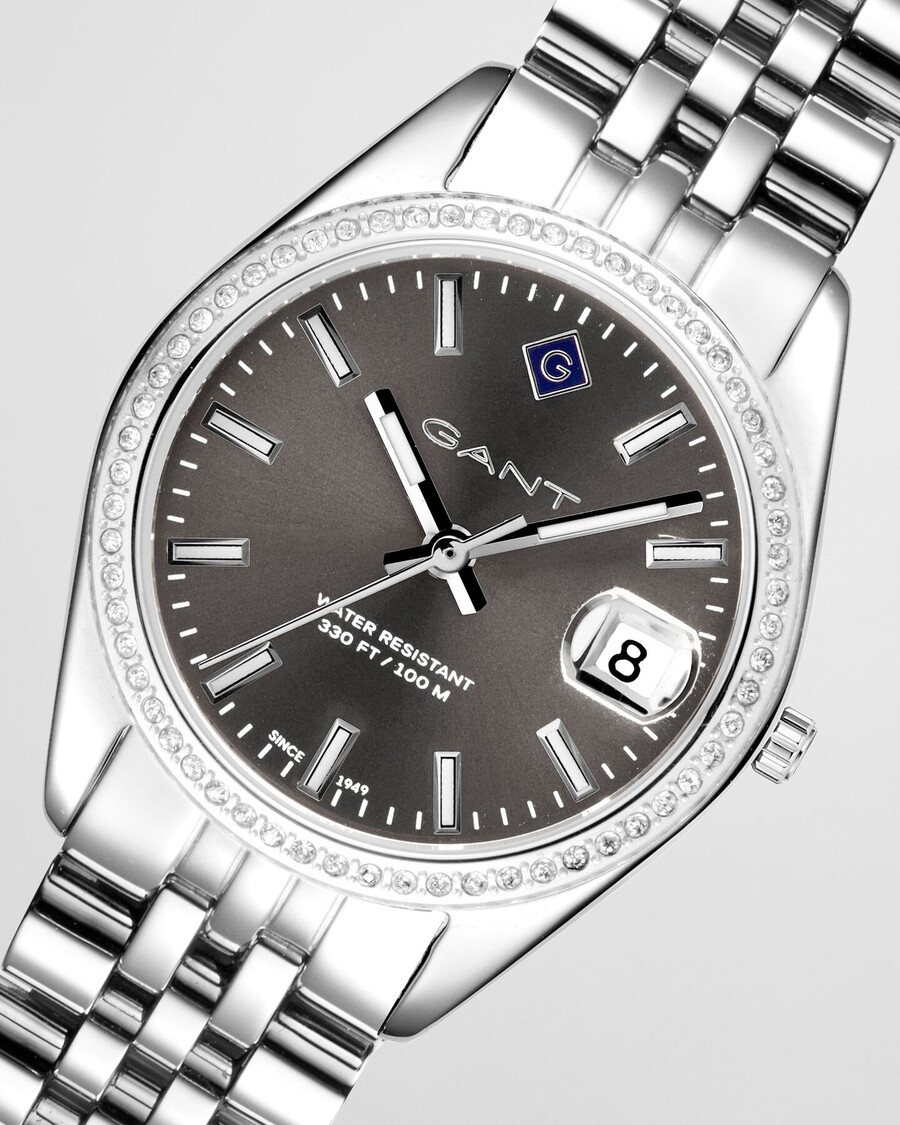 sussex mini bijou uhr - steingrau