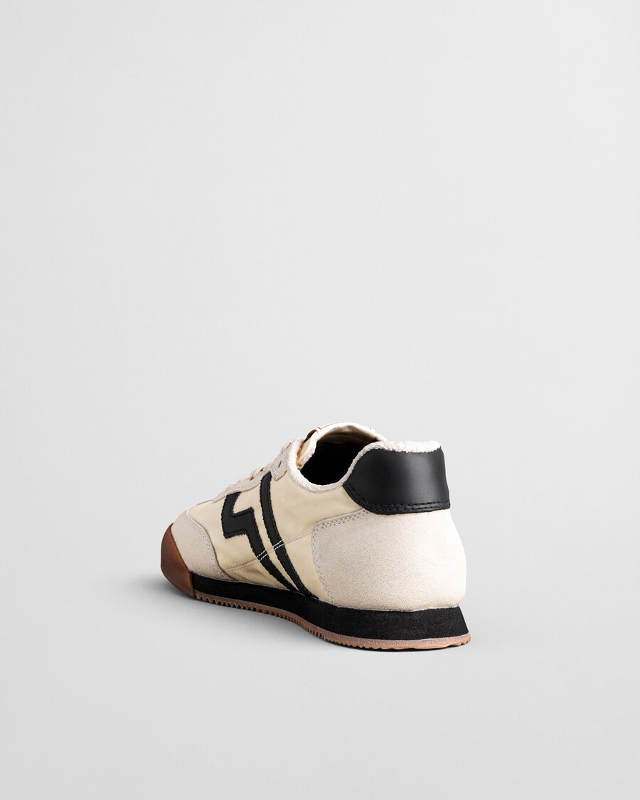 beylana wildleder-sneaker – taupe beige