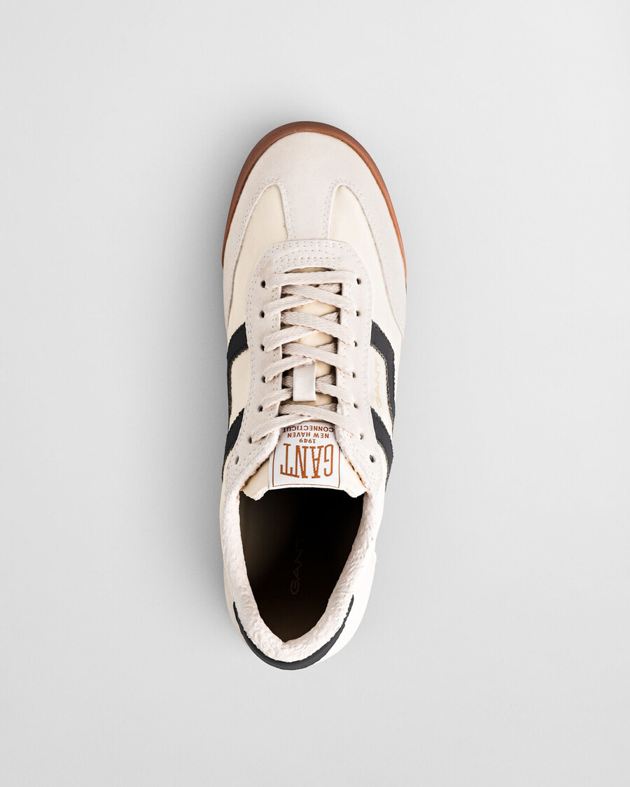 beylana wildleder-sneaker – taupe beige