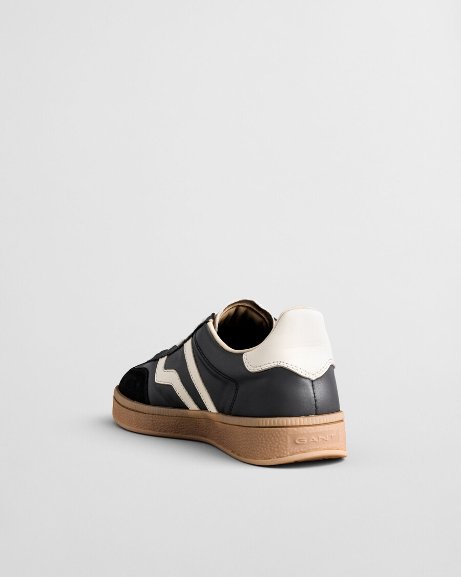 cuzima leder-sneaker – schwarz