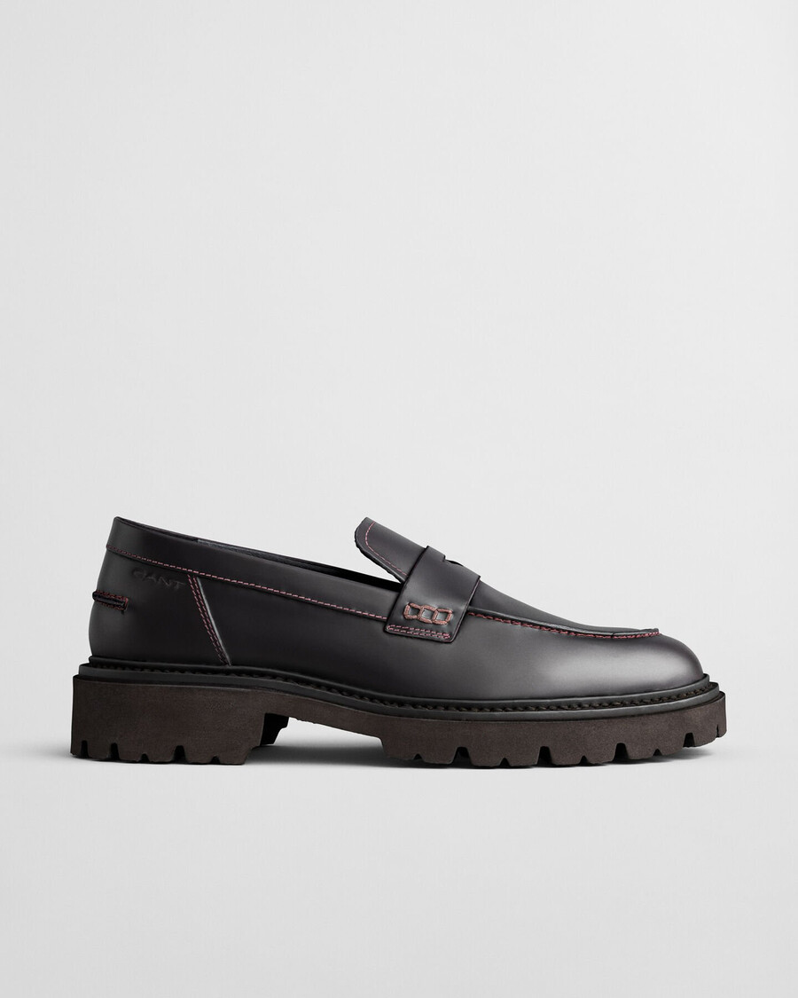 ivyhill lederslipper – pflaumenwein