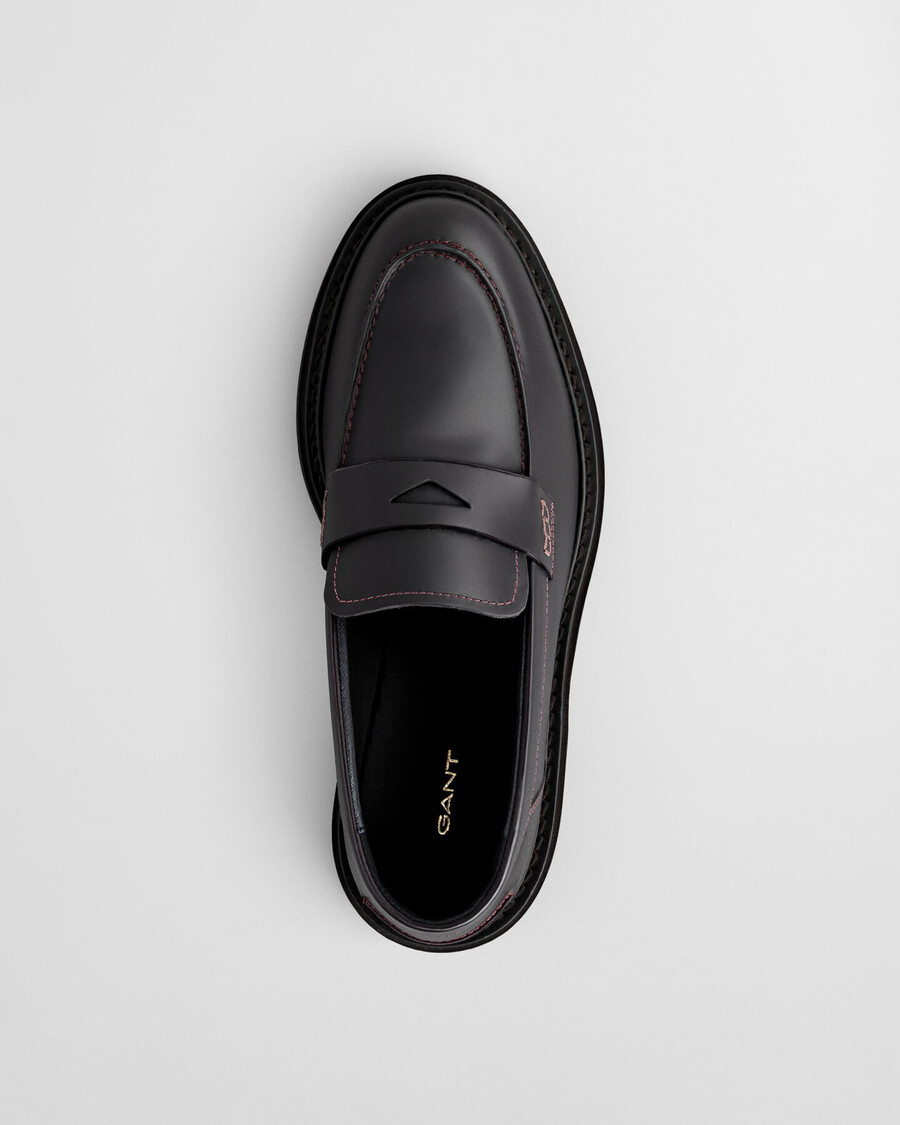 ivyhill lederslipper – pflaumenwein