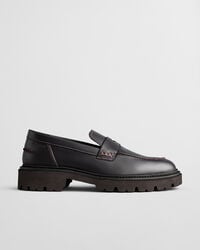 ivyhill lederslipper – pflaumenwein