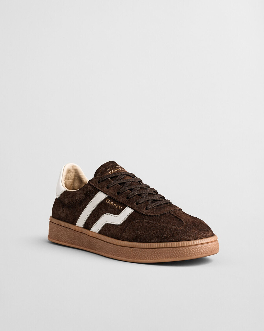 cuzima wildleder-sneaker – whiskeybraun