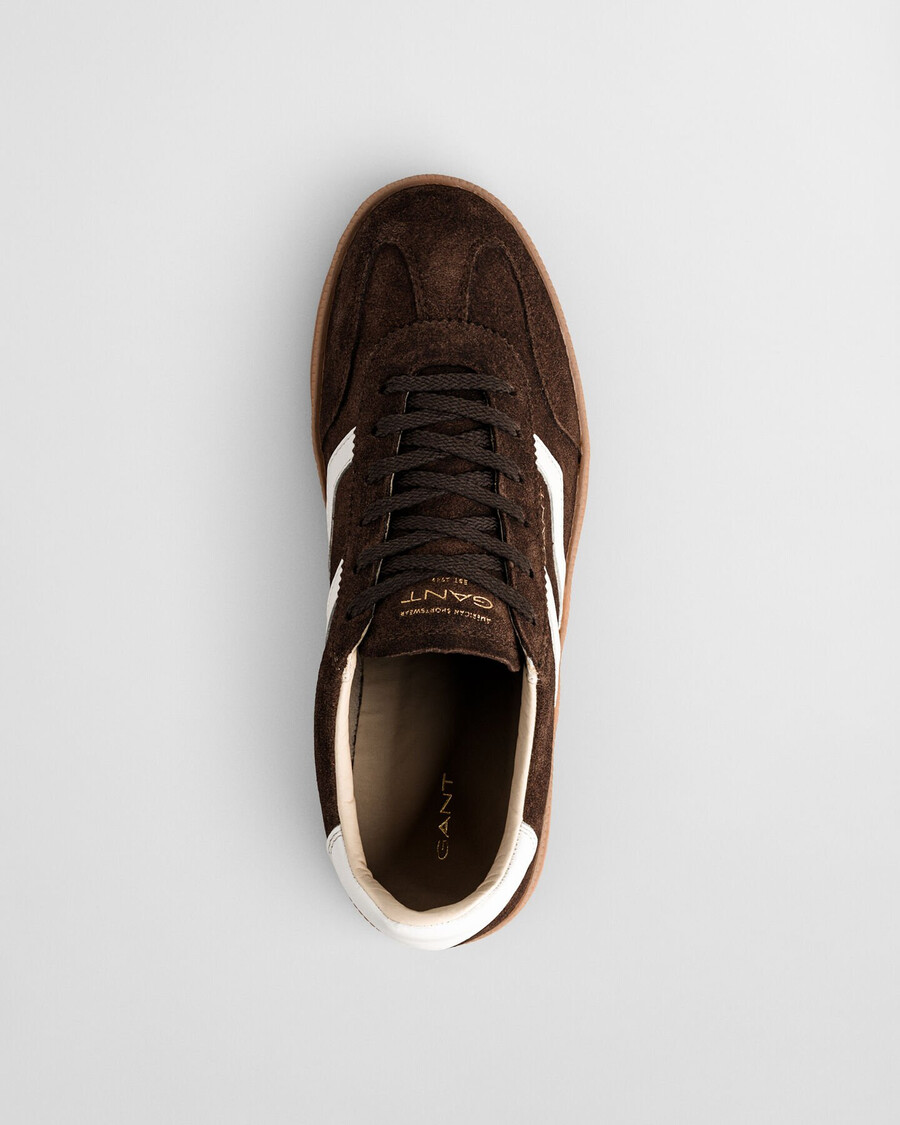 cuzima wildleder-sneaker – whiskeybraun