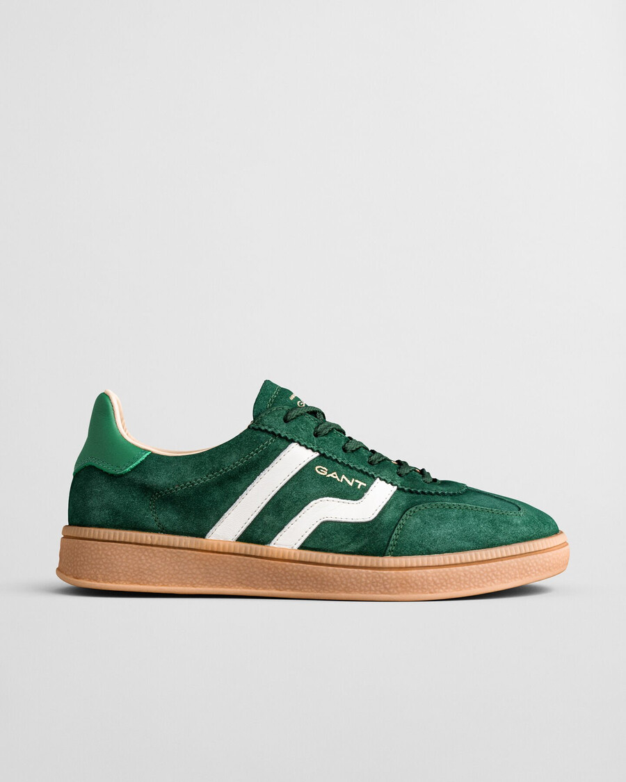 cuzima wildleder-sneaker – tannengrün