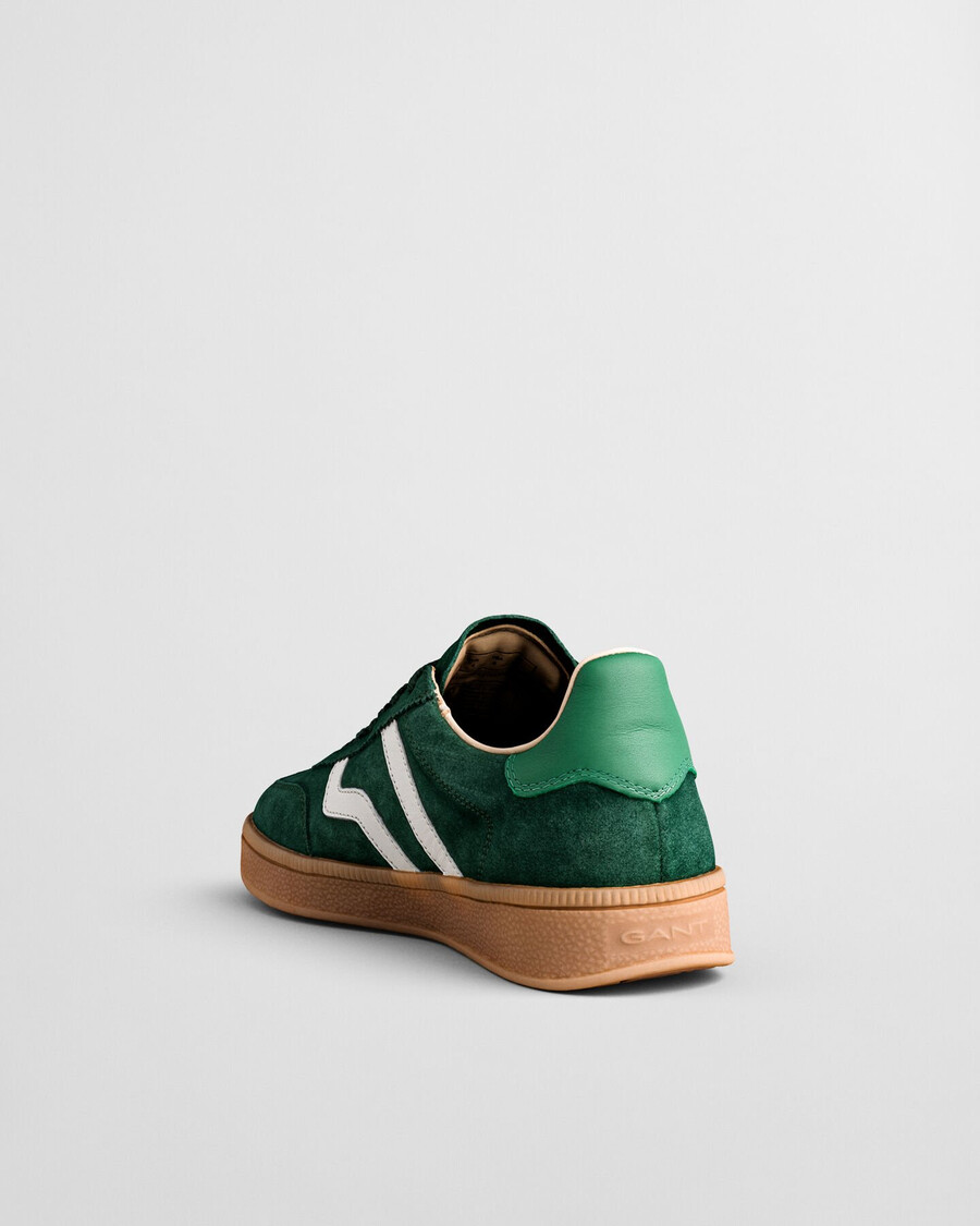 cuzima wildleder-sneaker – tannengrün