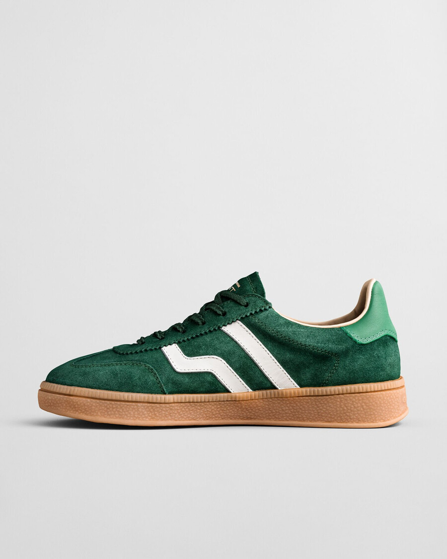 cuzima wildleder-sneaker – tannengrün