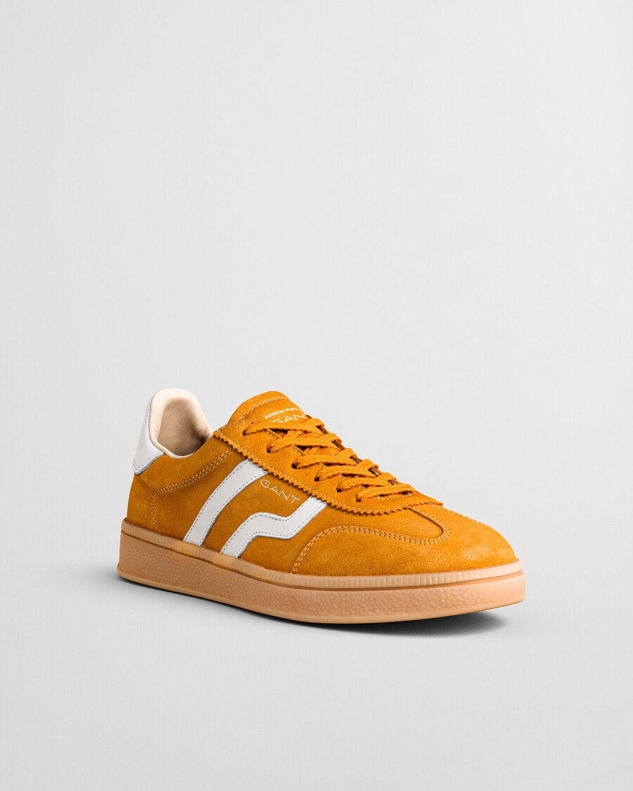 cuzima wildleder-sneaker – glattgelb