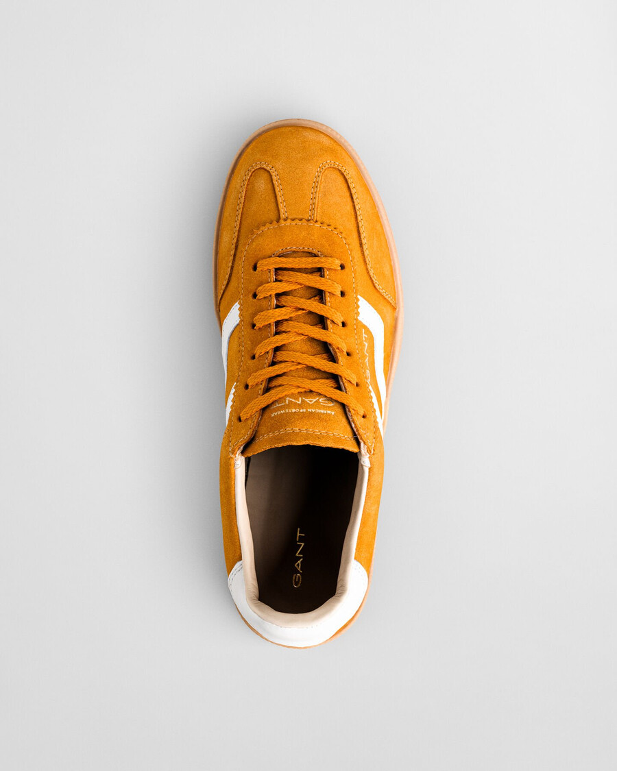 cuzima wildleder-sneaker – glattgelb