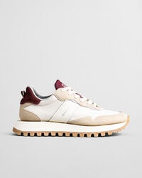 caffay sneaker aus wildleder und nylon – trockener sand