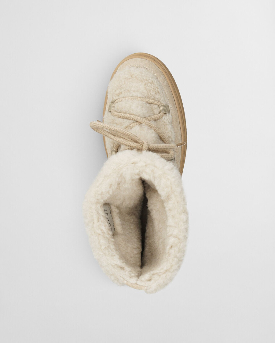 snowhill schnürstiefel mittelhoch - trockener sand