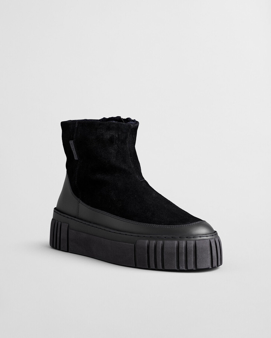 snowmont mid boots – schwarz