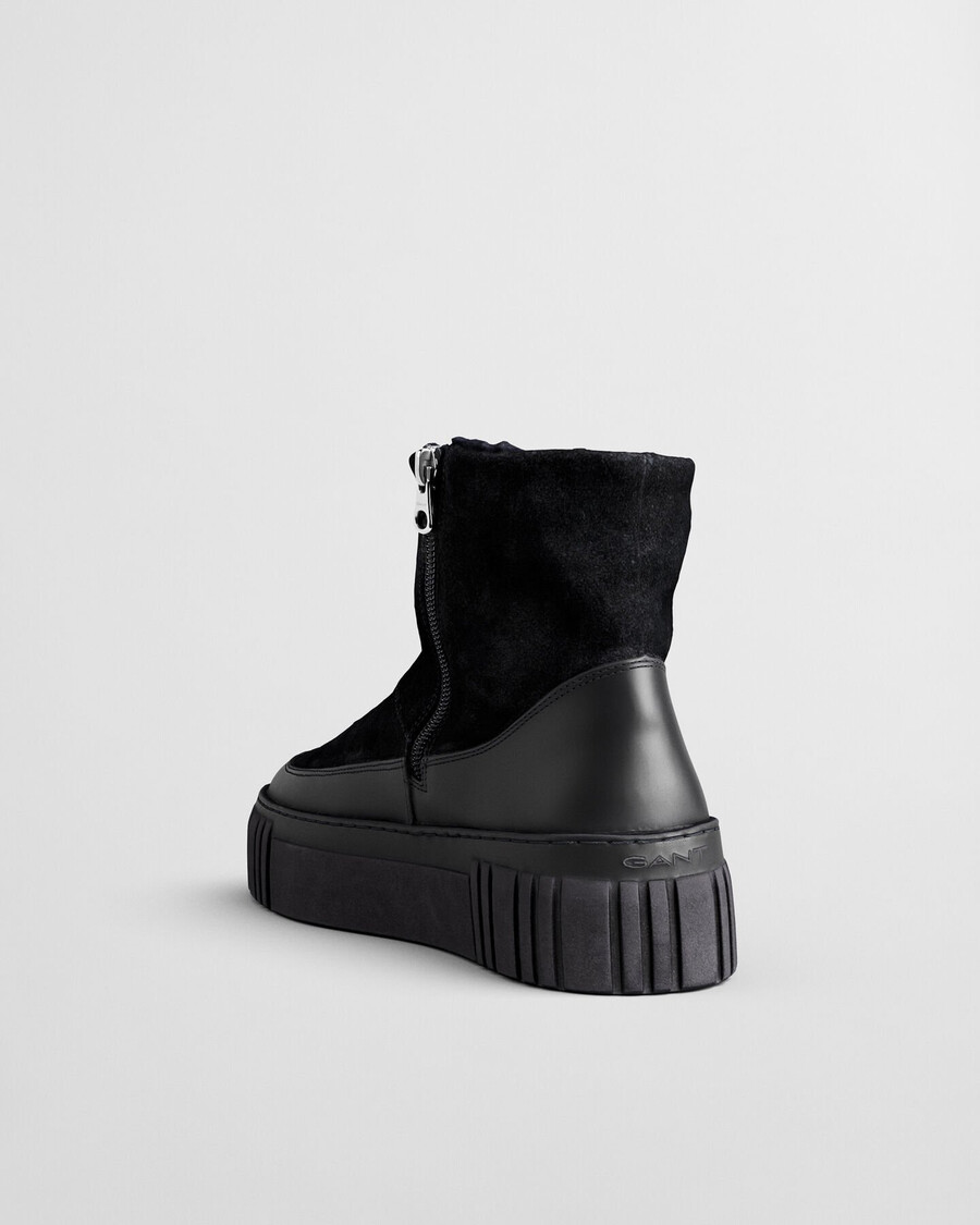 snowmont mid boots – schwarz