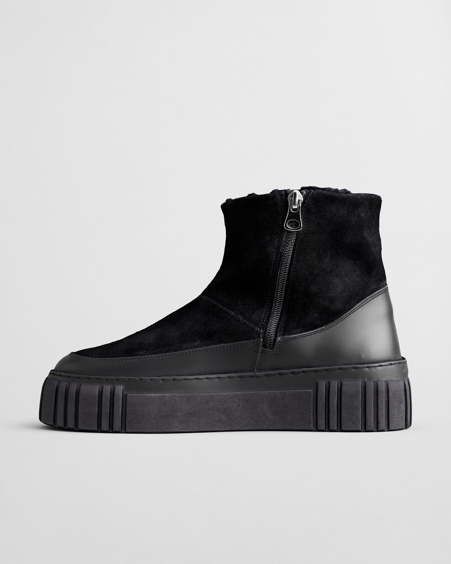 snowmont mid boots – schwarz