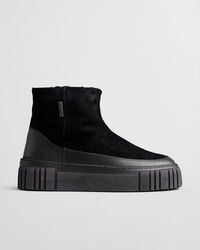 snowmont mid boots – schwarz