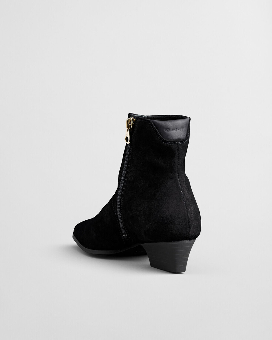 bassotte wildlederstiefel - schwarz