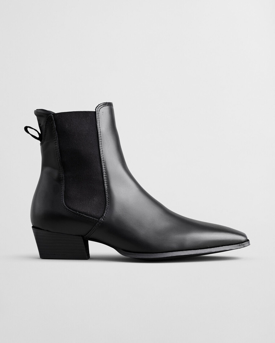 bassotte lederstiefel - schwarz