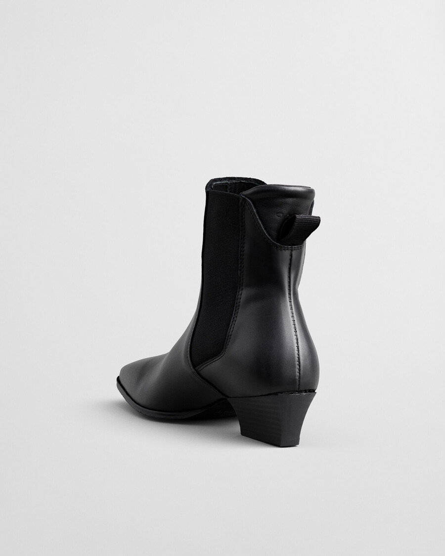 bassotte lederstiefel - schwarz
