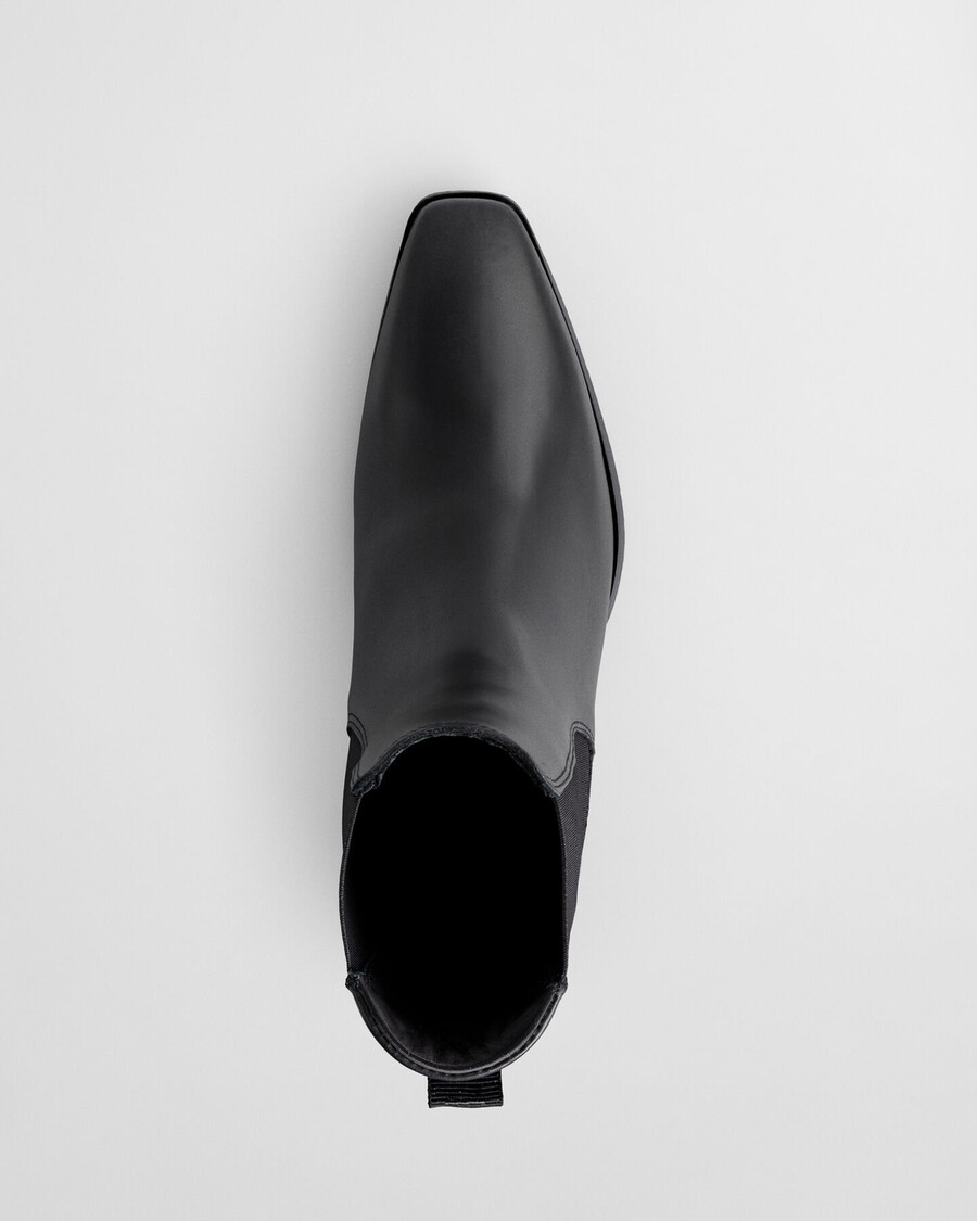 bassotte lederstiefel - schwarz
