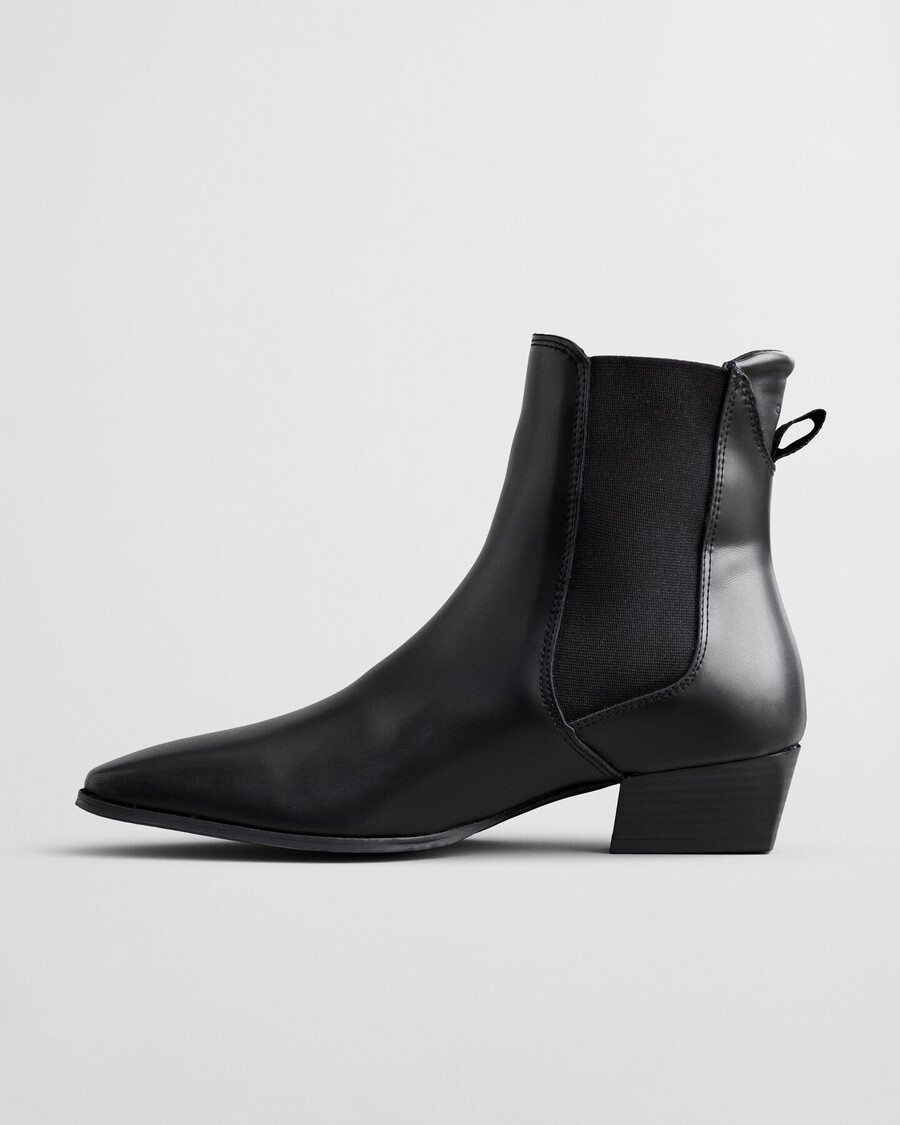 bassotte lederstiefel - schwarz