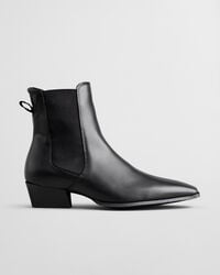 bassotte lederstiefel - schwarz