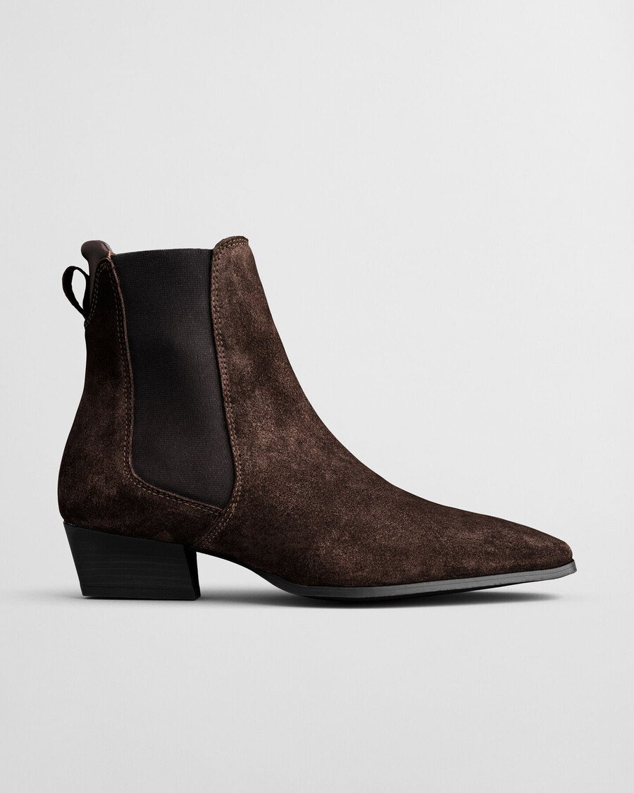 bassotte wildlederstiefel – dunkelbraun