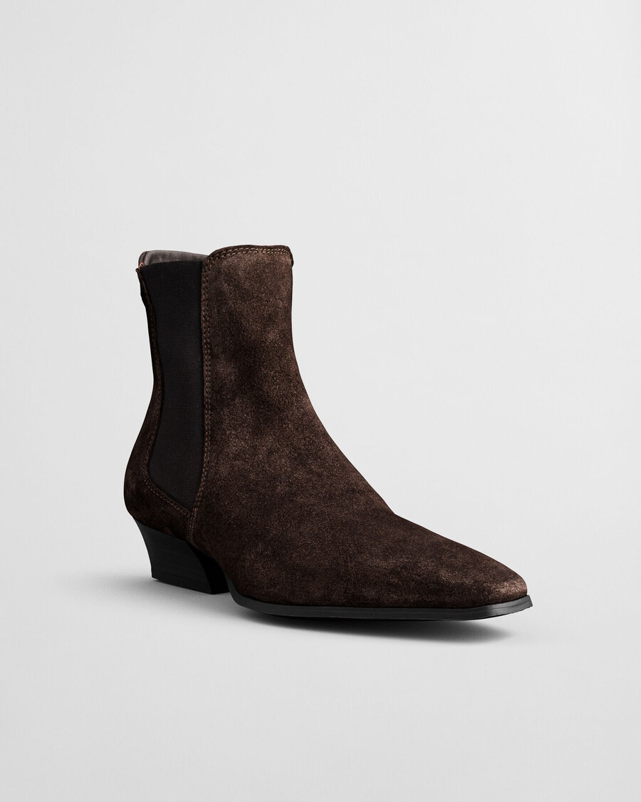 bassotte wildlederstiefel – dunkelbraun