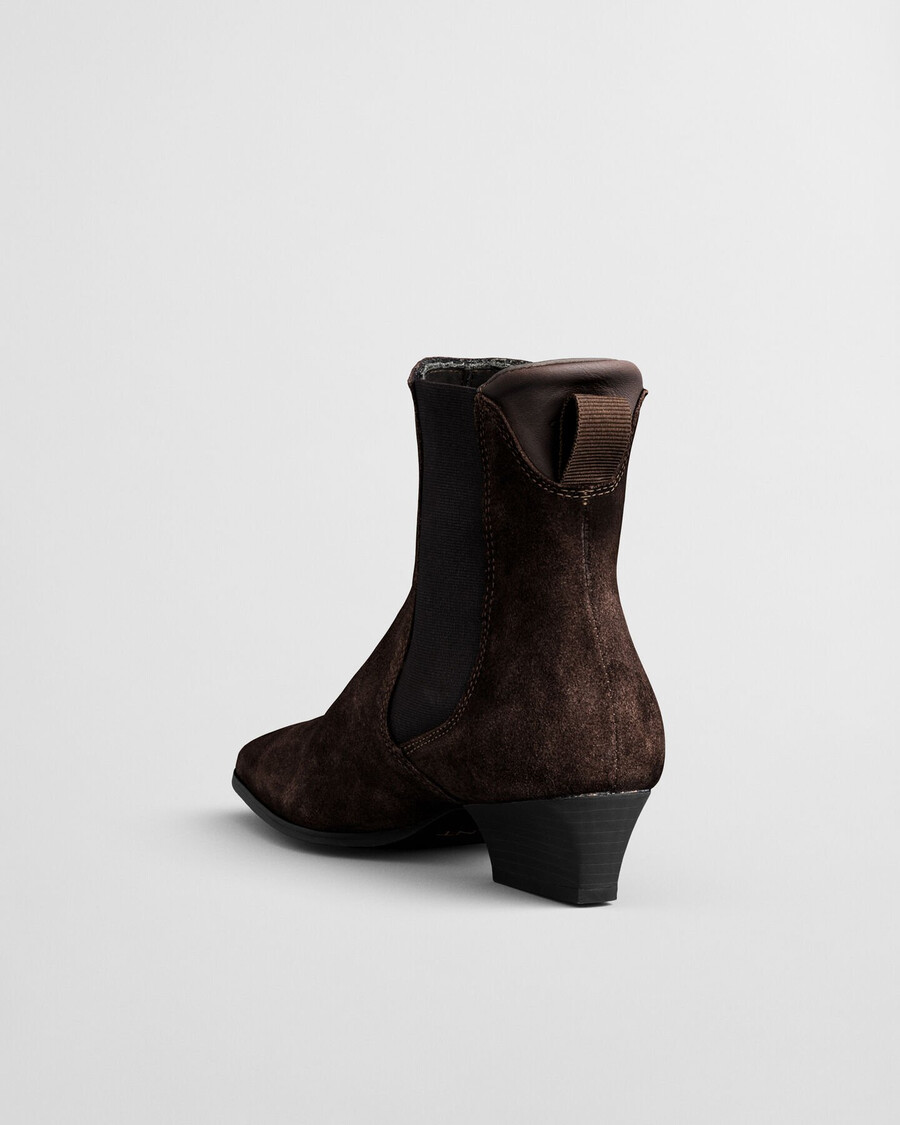 bassotte wildlederstiefel – dunkelbraun