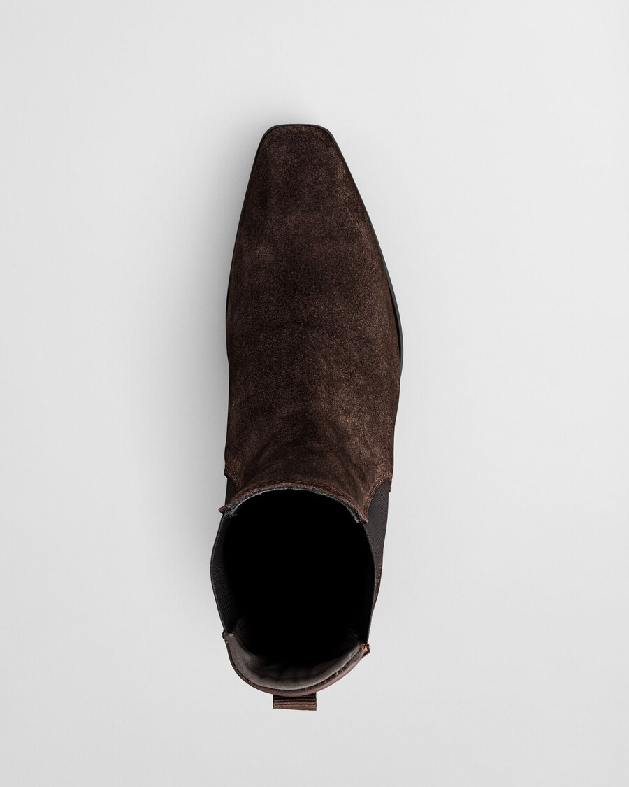 bassotte wildlederstiefel – dunkelbraun
