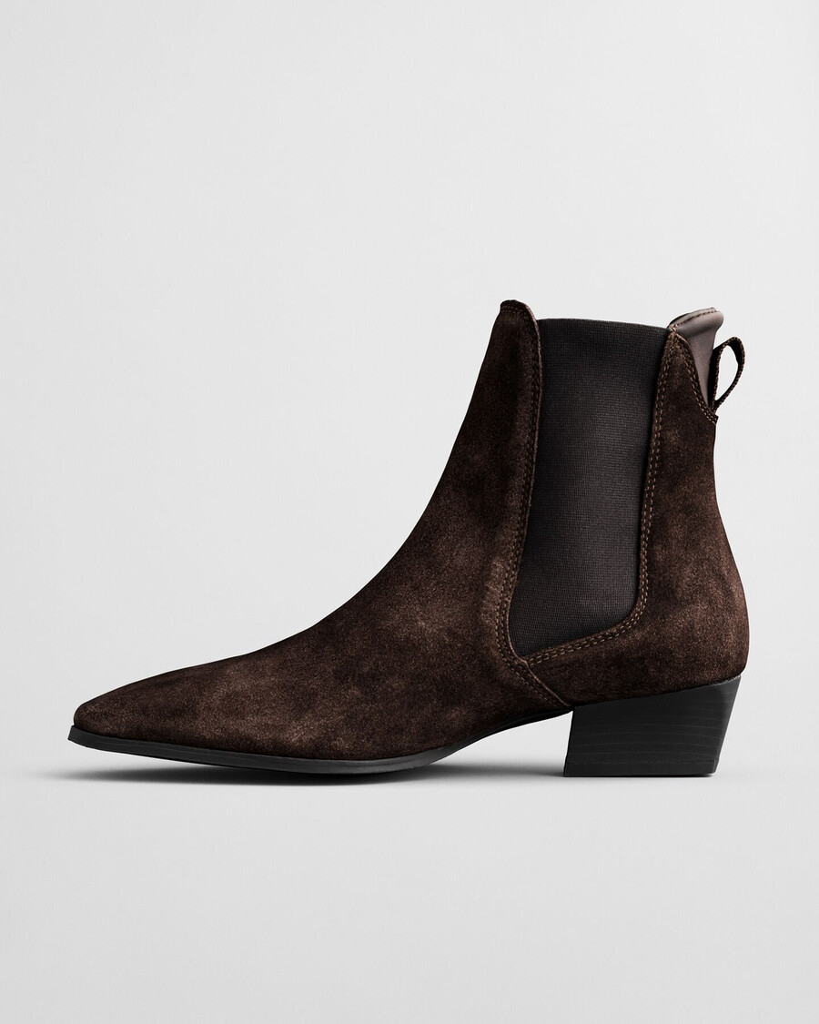 bassotte wildlederstiefel – dunkelbraun