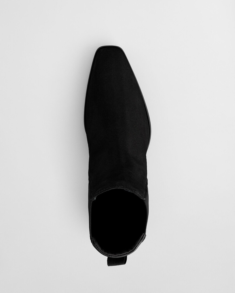 bassotte wildlederstiefel - schwarz