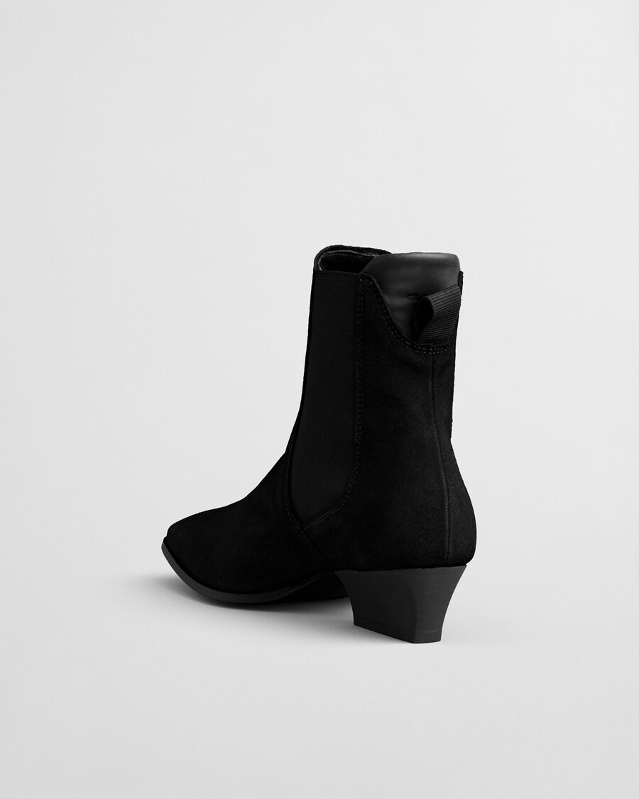 bassotte wildlederstiefel - schwarz