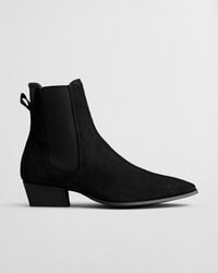 bassotte wildlederstiefel - schwarz