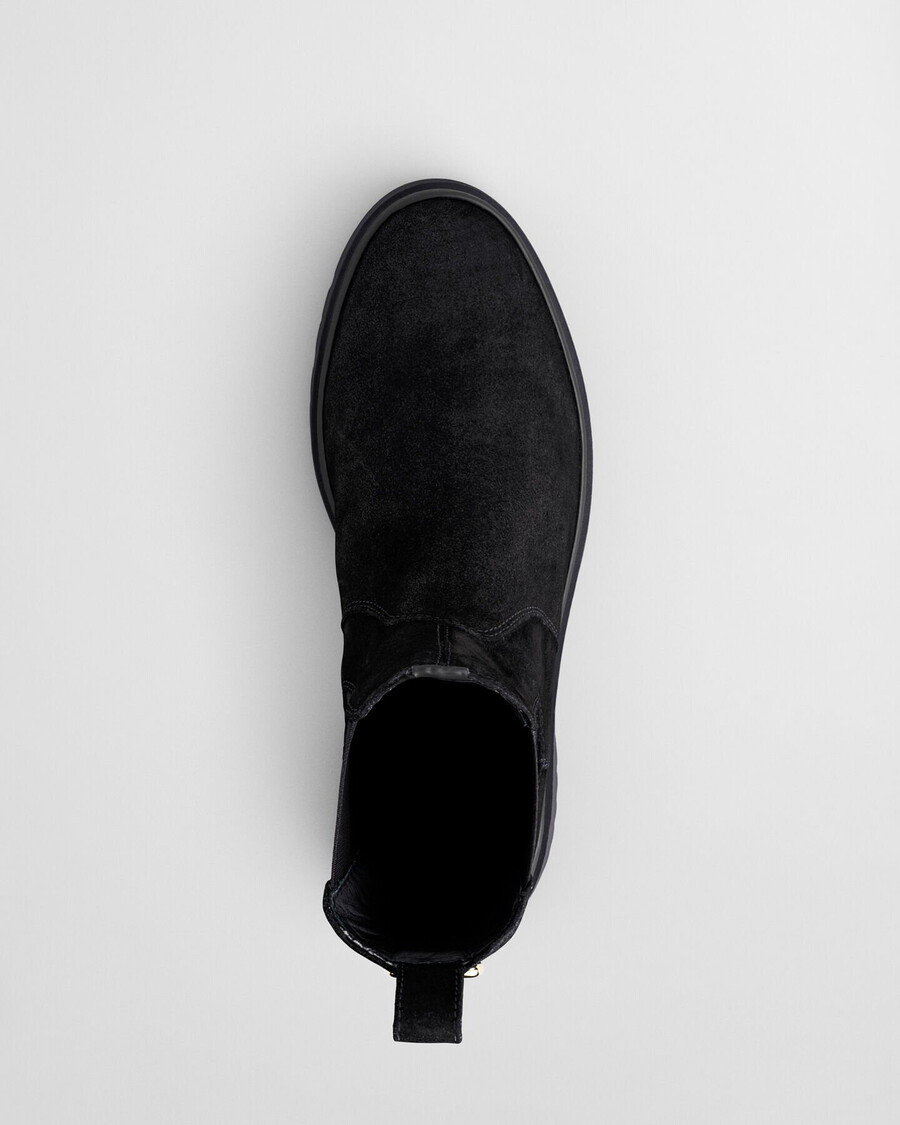 aligrey chelsea boots aus wildleder – schwarz