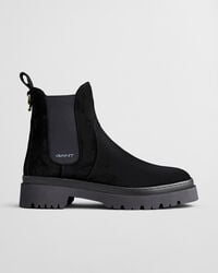 aligrey chelsea boots aus wildleder – schwarz