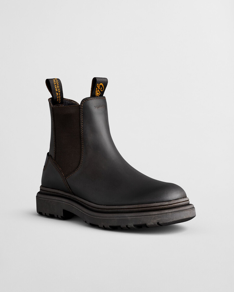 timbly chelsea boots – dunkelbraun