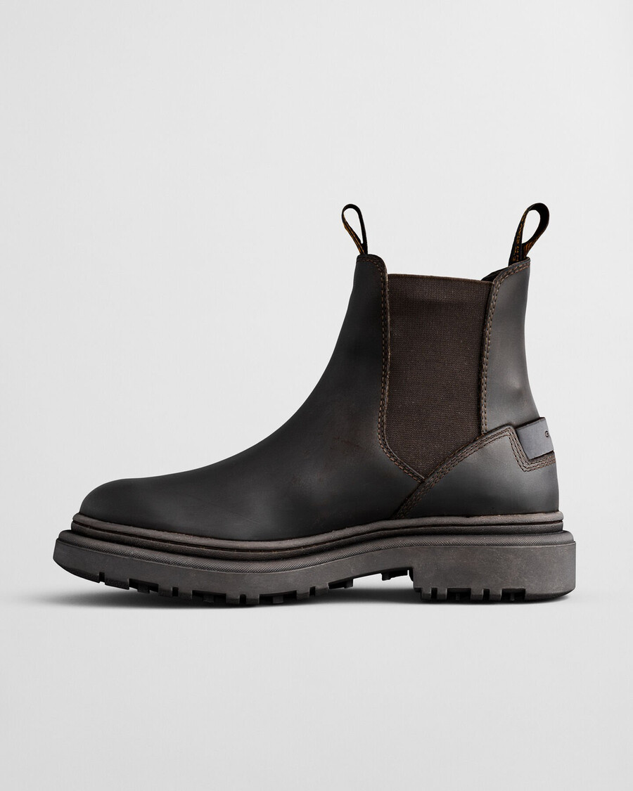 timbly chelsea boots – dunkelbraun